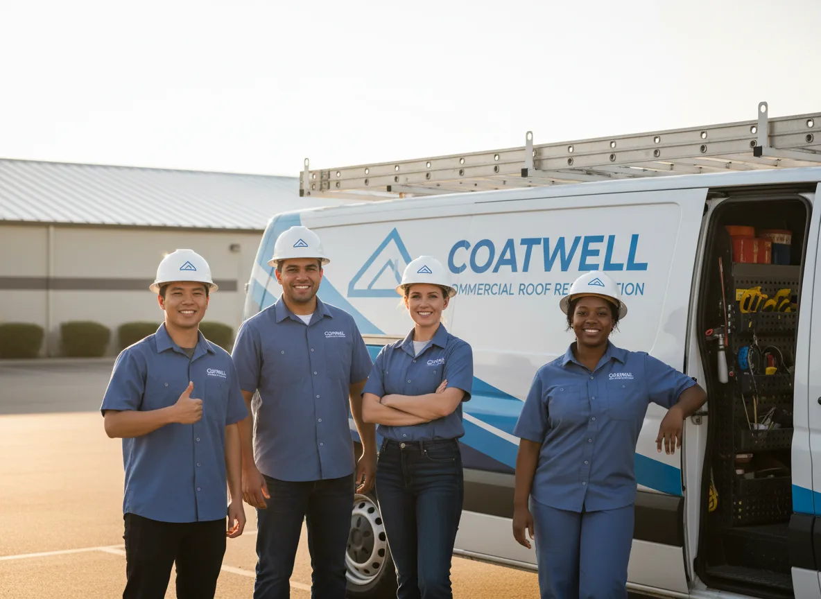 Commercial roof coating company in Northwood, IA